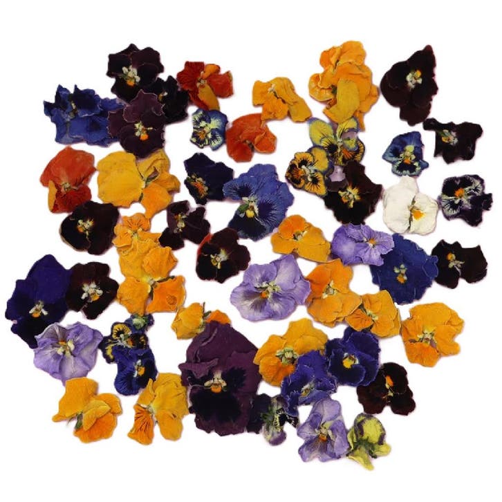 Eetbare Gedroogde Viooltjes (50 stuks), Hobby en Vrije tijd, Taarten en Cupcakes maken, Nieuw, Verzenden