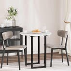 vidaXL Tafelblad Wit Ø 70 x 1,5 cm Bewerkt hout, Huis en Inrichting, Tafels | Eettafels, Verzenden, Nieuw