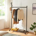 Kledingrek Snåsa kapstok op wielen 170x105x43 cm zwart [en.c, Verzenden, Nieuw