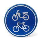 Nederlands reflecterend verkeersbord – Fietspad /