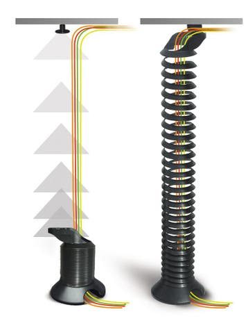 Kabel spiraal kunststof, uitrekbaar, Overige plaatsen, Ophalen of Verzenden, Nieuw in verpakking, Bureau