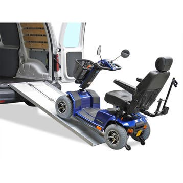 Oprijplaten oprijplaat scootmobiel aluminium opvouwbaar 150, Ophalen of Verzenden
