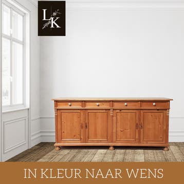 Buffetkast – met 4 lades – servieskast – direct leverbaar, Antiek en Kunst, Antiek | Meubels | Kasten