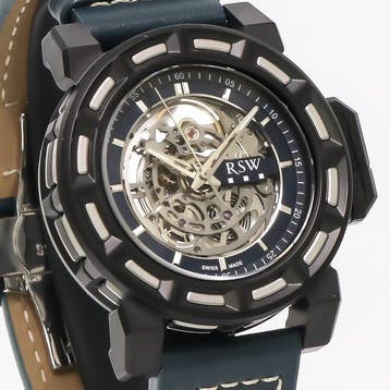 RSW - High King Skeleton Limited Edition - RSW3500SK-BL-9 -, Sieraden, Tassen en Uiterlijk, Horloges | Heren, Nieuw