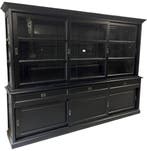 Buffetkast zwart zwart Sneek 300cm, Huis en Inrichting, Ophalen of Verzenden, Nieuw