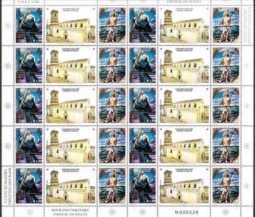 Orde van Malta 2014 - 31 blaadjes van de Souveraine Orde van, Gestempeld