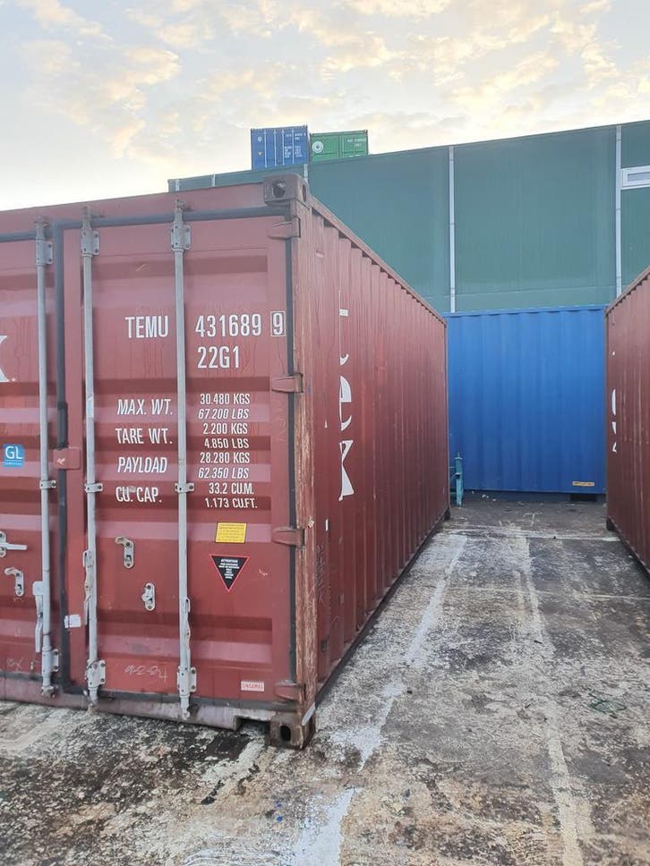 20ft Zeecontainer | Gebruikt | Opslag | Transport NED - BEL, Zakelijke goederen, Machines en Bouw | Keten en Containers
