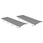 vidaXL Campingbedden 2 st 180x60x19 cm oxford stof en staal, Verzenden, Nieuw