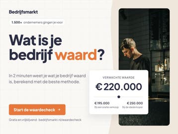 Wat is jouw bedrijf waard? Bereken in 2 minuten.