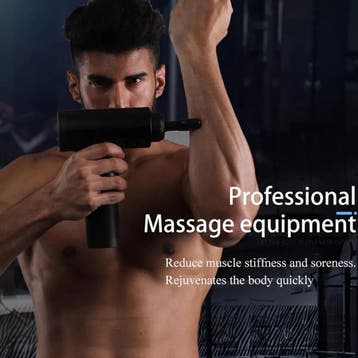Elektrisch Massageapparaat Fascial Gun - Verlicht diepe, Sport en Fitness, Ophalen of Verzenden, Zo goed als nieuw