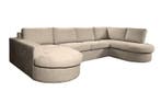 U-Bank Haarlem - u-banken - Beige, Nieuw, 150 cm of meer, Overige materialen, 300 cm of meer