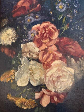 Willem Elisa Roelofs jr. (1874–1940) - Bloemstilleven met