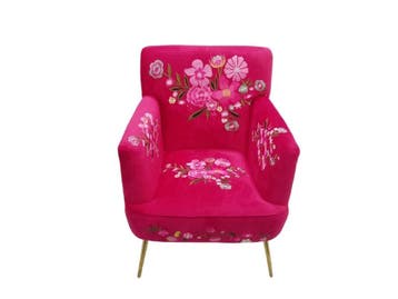 Stoel Joy fuchsia 66,5x68x97cm, Verzenden, Nieuw