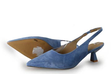 Manfield Slingbacks in maat 40 Blauw, Kleding | Dames, Zo goed als nieuw, Manfield, Verzenden, Blauw
