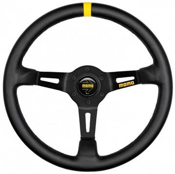 Sportstuur MOMO 350MM Model 8 Leder, zwart, Ophalen of Verzenden, Nieuw