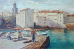 Zacharias Simons (1910-1981) - De Oude vissershaven van, Antiek en Kunst