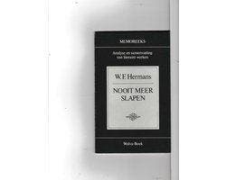 W.f. hermans nooit meer slapen - W.f. hermans nooit meer, Boeken, Ophalen of Verzenden, Nieuw