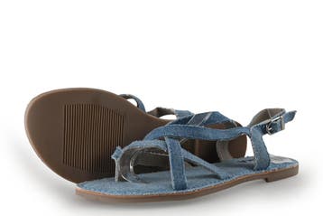 Sacha Sandalen in maat 38 Zwart, Verzenden, Zwart, Sandalen of Muiltjes, Zo goed als nieuw