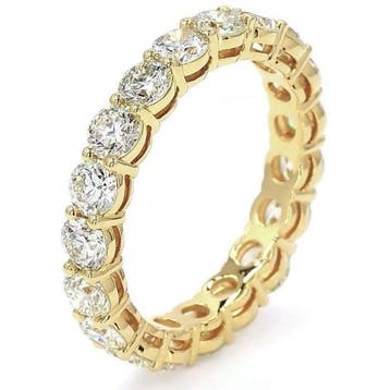 Zonder minimumprijs - Ring - 14 karaat Geel goud - 1.67ct., Nieuw