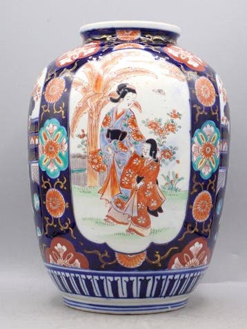 Vaas - Porselein - Japan - Meiji periode (1868-1912) (Zonder
