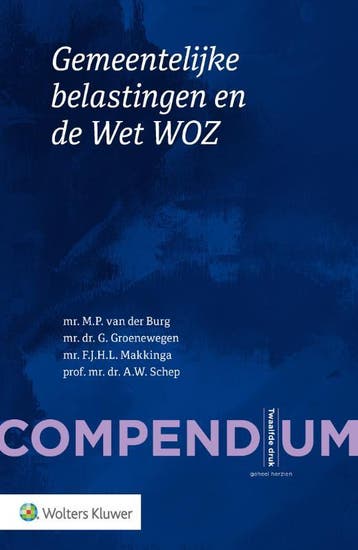 Compendium Gemeentelijke belastingen en de Wet WOZ, Boeken, Verzenden, Zo goed als nieuw, M.P. van der Burg
