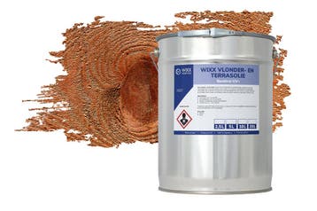 Wixx Vlonder en Terrasolie UV+ Teak 5L, Minder dan 5 liter, Verzenden, Nieuw, Verf