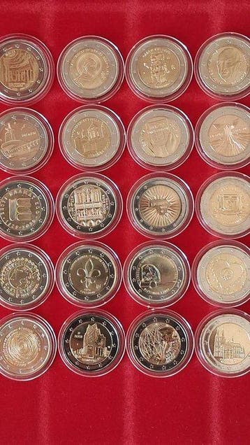 Europa. 2 Euro 2011/2026 (20 Moedas) (Zonder minimumprijs)