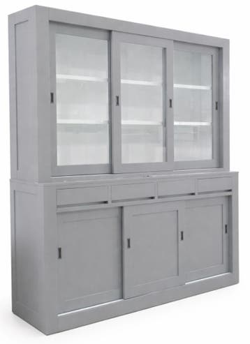 Buffetkast design grijs Enschede 200cm, Ophalen of Verzenden, Nieuw