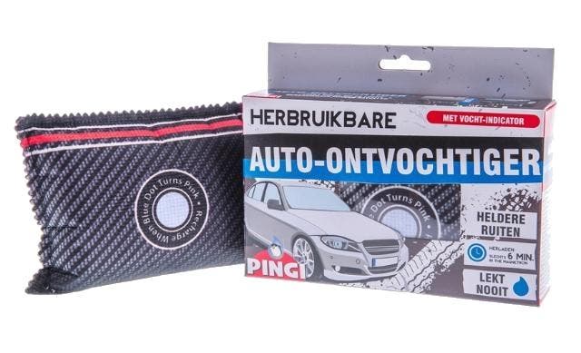 Pingi herbruikbare auto-ontvochtiger 150gr, Motoren, Accessoires | Onderhoudsmiddelen, Verzenden