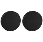 Set van twee blinde plaatjes ø52x6mm Permafix PVD zwart, Verzenden, Nieuw