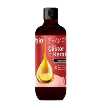 Natuurlijke Zwarte Castorolie en Keratine Haarshampoo -, Nieuw