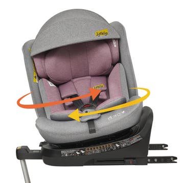 Autostoel - Isofix Autostoeltje - 0-12 jaar - Roze - Jovikid, Verzenden, Zo goed als nieuw