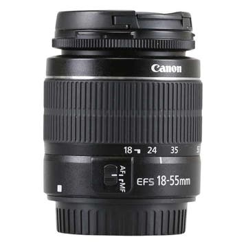 Canon EF-S 18-55mm f/3.5-5.6 III met garantie, Gebruikt, Canon, Ophalen of Verzenden, Standaardlens
