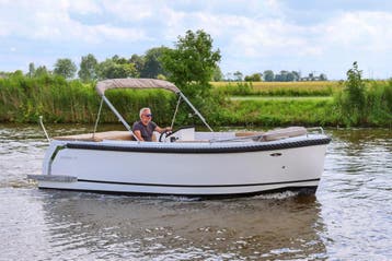 Reitdieper 635 met Suzuki 30 pk. | Open Doorloop | Vaarklaar, Nieuw, Polyester, Benzine, Buitenboordmotor