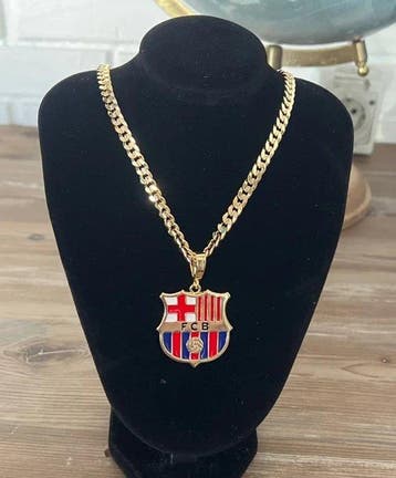 FC Barcelona - LaLiga - Hanger met ketting. Verguld met, Nieuw