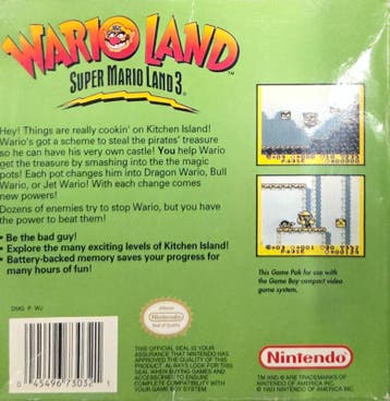 Warioland Super Mario 3 zonder boekje (Nintendo Gameboy, Spelcomputers en Games, Games | Nintendo Game Boy, Ophalen of Verzenden