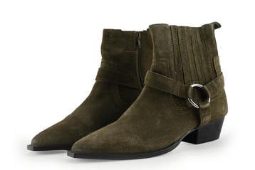 Cellini Cowboy laarzen in maat 40 Groen, Kleding | Dames, Schoenen, Verzenden, Cellini, Zo goed als nieuw, Groen