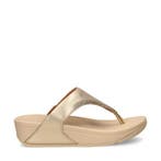 Fitflop Lulu Leather slippers voor dames in het Goud, Kleding | Dames, Schoenen, Slippers, Overige kleuren, Verzenden, Nieuw