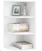 Witte Hoekplank met 4 Niveaus – Boeken en Decoratie, Verzenden, Nieuw