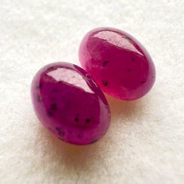 Zonder minimumprijs - 2 pcs Rood, Roze Robijn - 3.35 ct -