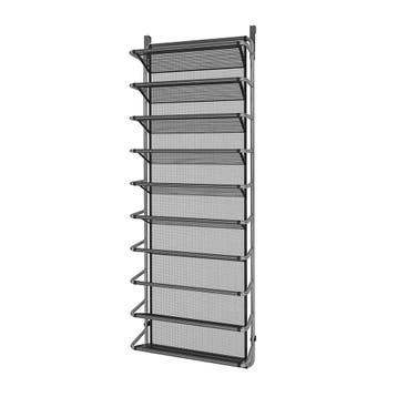 Schoenenrek Hangend - 10 Laags - Zwart / Zilver - Hangende, Verzenden, Nieuw