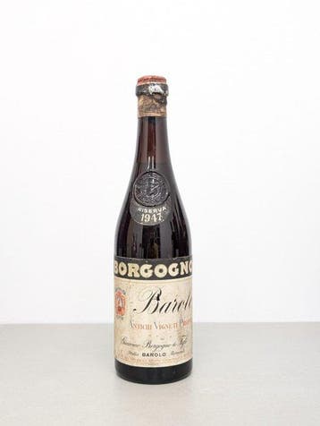 1947 Giacomo Borgogno - Barolo Riserva - 1 Fles (0,75 liter), Nieuw