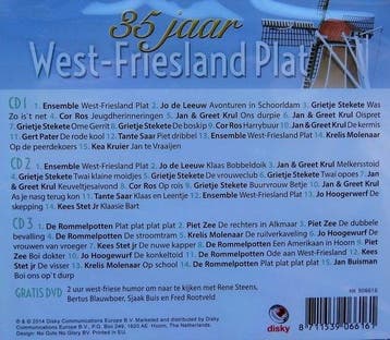 West-Friesland Plat - 35 jaar (3cd+dvd) - CD, Verzenden, Nieuw in verpakking
