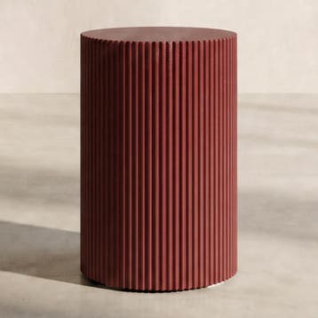 *WOONWINKEL* Geribbelde Bijzettafel Bordeux, Huis en Inrichting, Verzenden, Nieuw