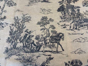 Geen reserveringsprijs!! Elegante meubelstof in Toile de