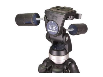 Manfrotto statief 055B met 141 RC kop - 1 jaar garantie, Ophalen of Verzenden, Zo goed als nieuw