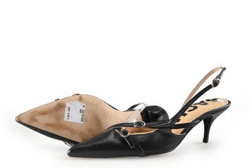 Sacha Slingbacks in maat 37 Zwart, Verzenden, Zwart, Zo goed als nieuw, Sacha