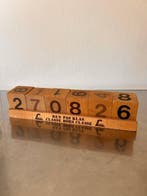 Eeuwigdurende kalender - Vintage Dutch/Belgian School Wooden, Antiek en Kunst