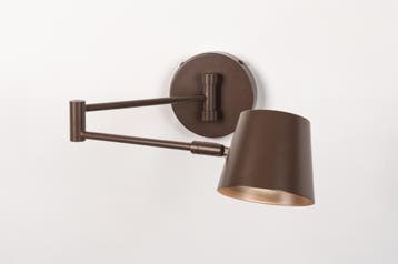 Rietveld Wandlampen - Bruin - Metaal, Verzenden, Nieuw