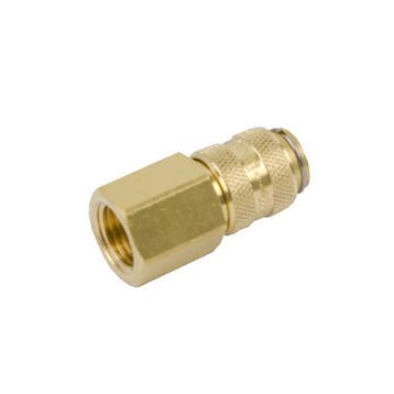 Snelkoppeling met gasklep Argon/menggas female x 1/4R, Verzenden, Nieuw, Overige typen